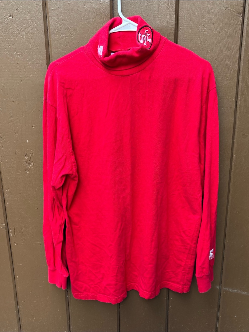 Vintage San Francisco 49ers Starter Player Turtle Neck Long Sleeve L Pro Line